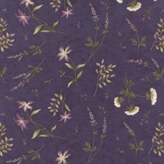 The Potting Shed fabric Violet Purple 6626 by 