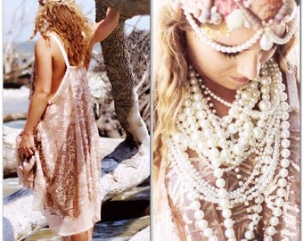 rose gold bohemian outfit