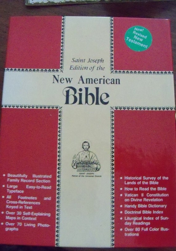 New In Box Bible St Joseph Edition The New American Bible new-in-box-bible-st-joseph-edition-the-new-american-bible