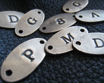 Solid Bronze Shelf Label Bin Label ID Tag Bookshelf Marker Drawer Label Cubby Tag - EXAMPLE
