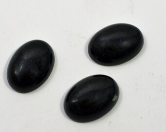Basalt oval cabaochon, 12x17mm - #1771