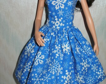 Barbie doll clothes - handmade barbie dress