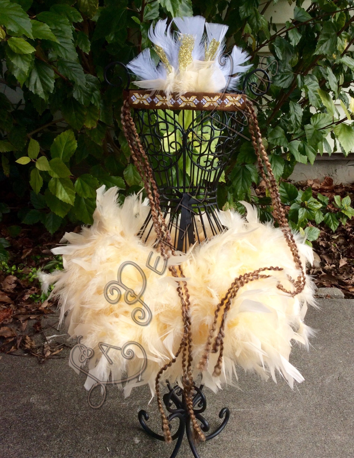 Feather tutu custom tutu feather dress dress up feathers