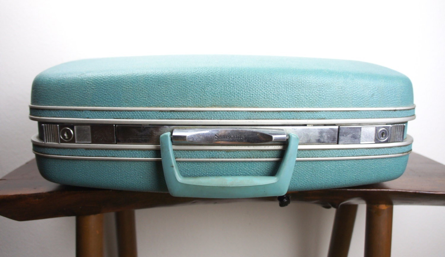 samsonite hard shell suitcase blue