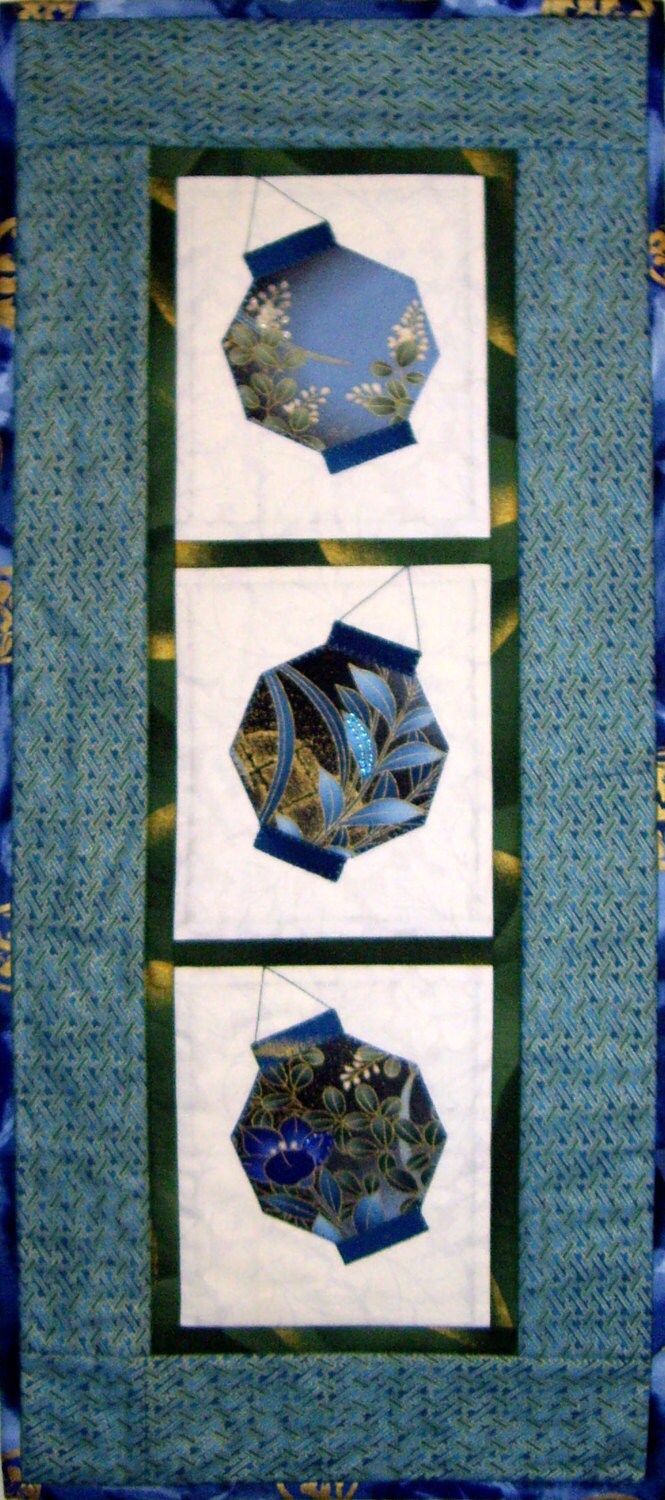 Swaying Lanterns Quilt ePattern 425814 Japanese quilt