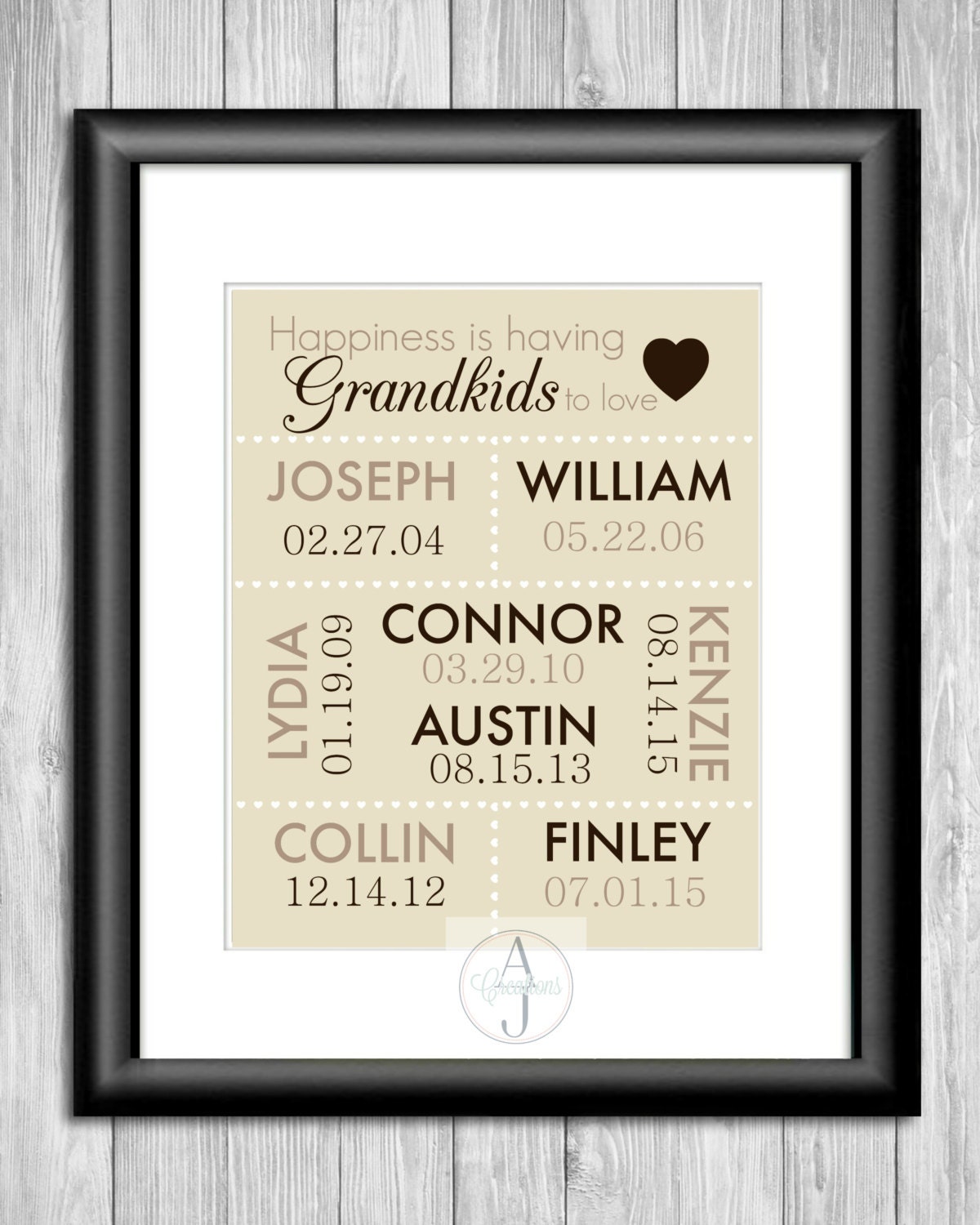 Personalized Gift for Grandparent Grandparent Gift