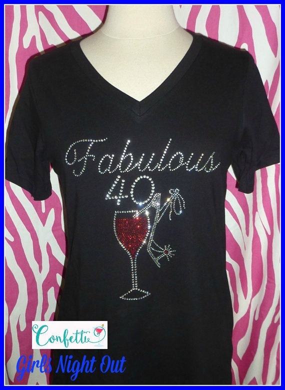 fabulous 40th birthday shirts