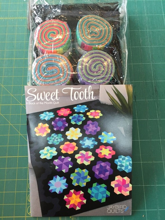 Items similar to SALE Sweet tooth quilt kit by jaybird quilts for
