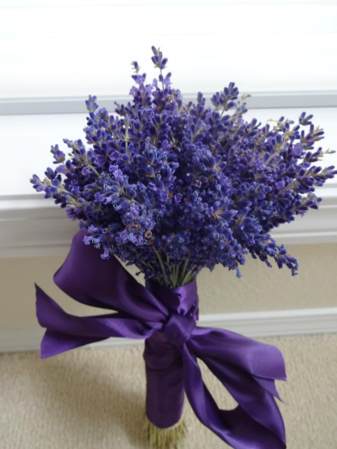 Lavender Bouquet Dried Lavender Bouquet by donnahubbard on Etsy