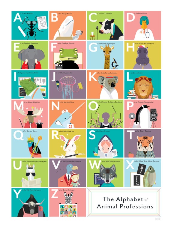 The Alphabet of Animal Professions