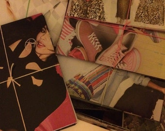 Handmade bundle of 7 envelopes made from fashion magazines!
