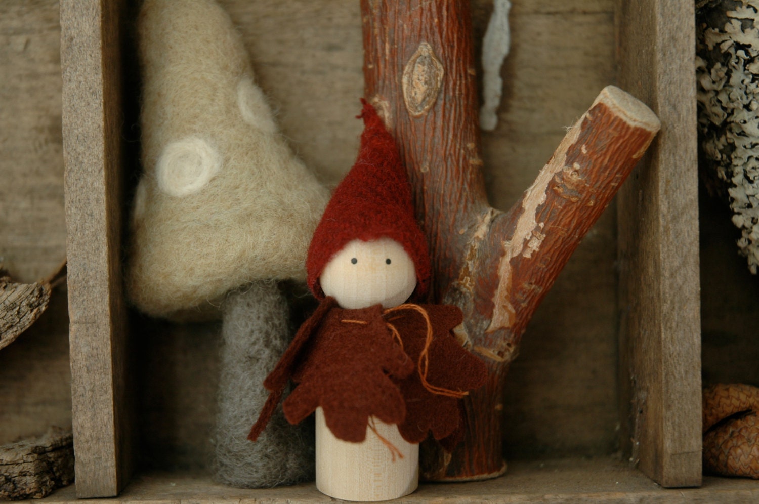 autumn peg dolls