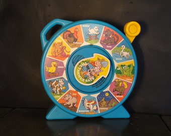 Vintage 80's Mattel See 'N Say Learning Toy-The Farmer Says-Retro