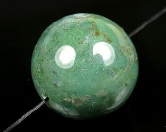 Indian Agate Fancy Jasper Large Round Bead - 20mm - one bead - B4679