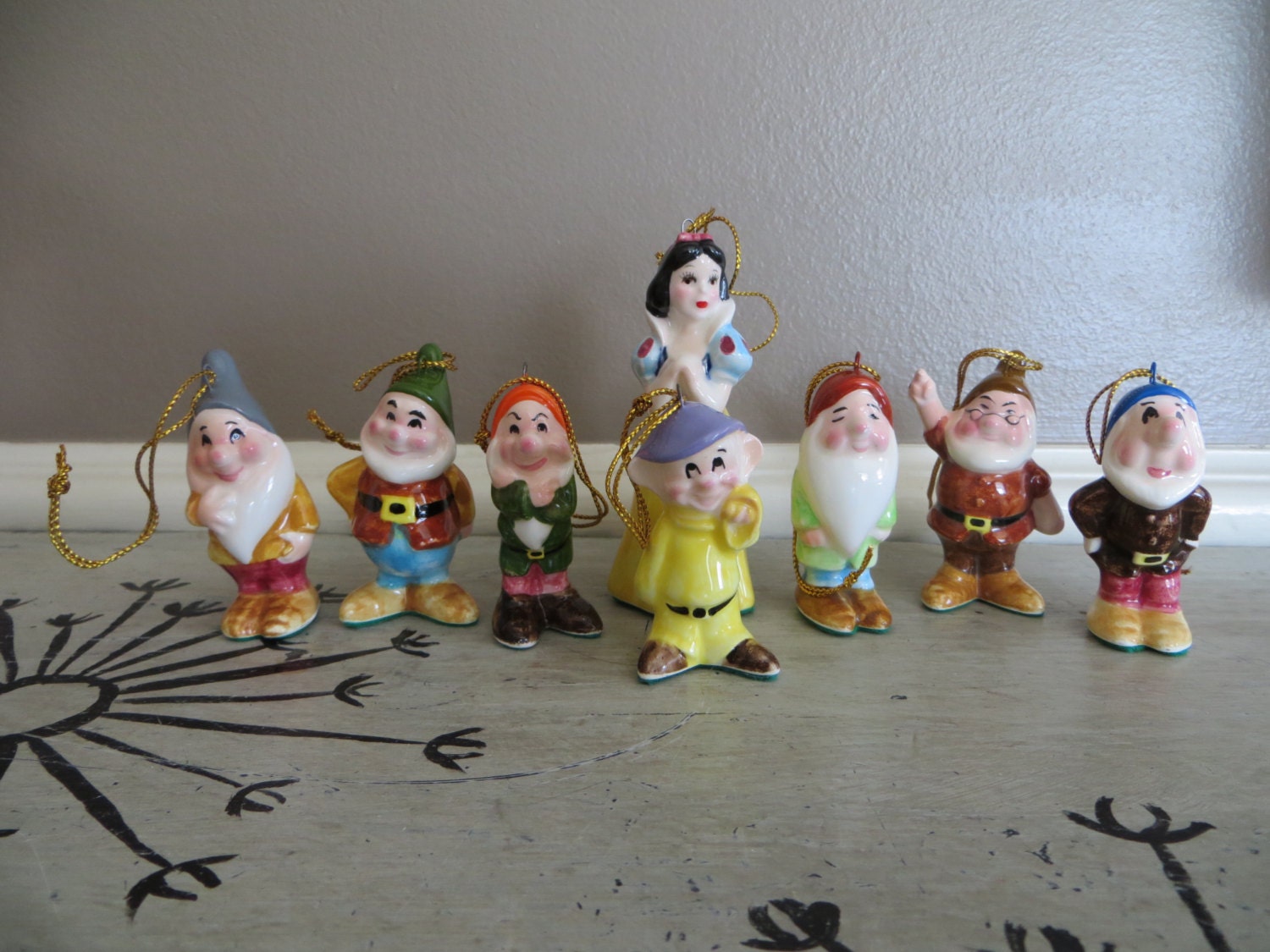 lenox snow white and the seven dwarfs ornaments