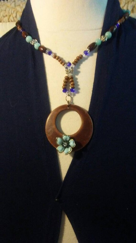 Blue Blossom 12 necklace