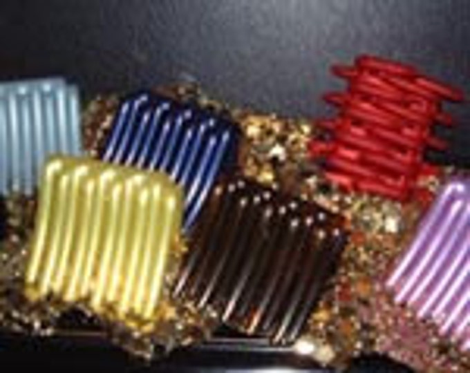 Hair Combs - 2 Piece Set - Assorted Colors Available
