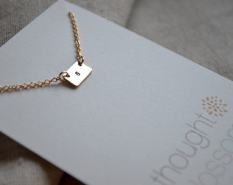 Tiny Initial Necklace - Custom - Personalize