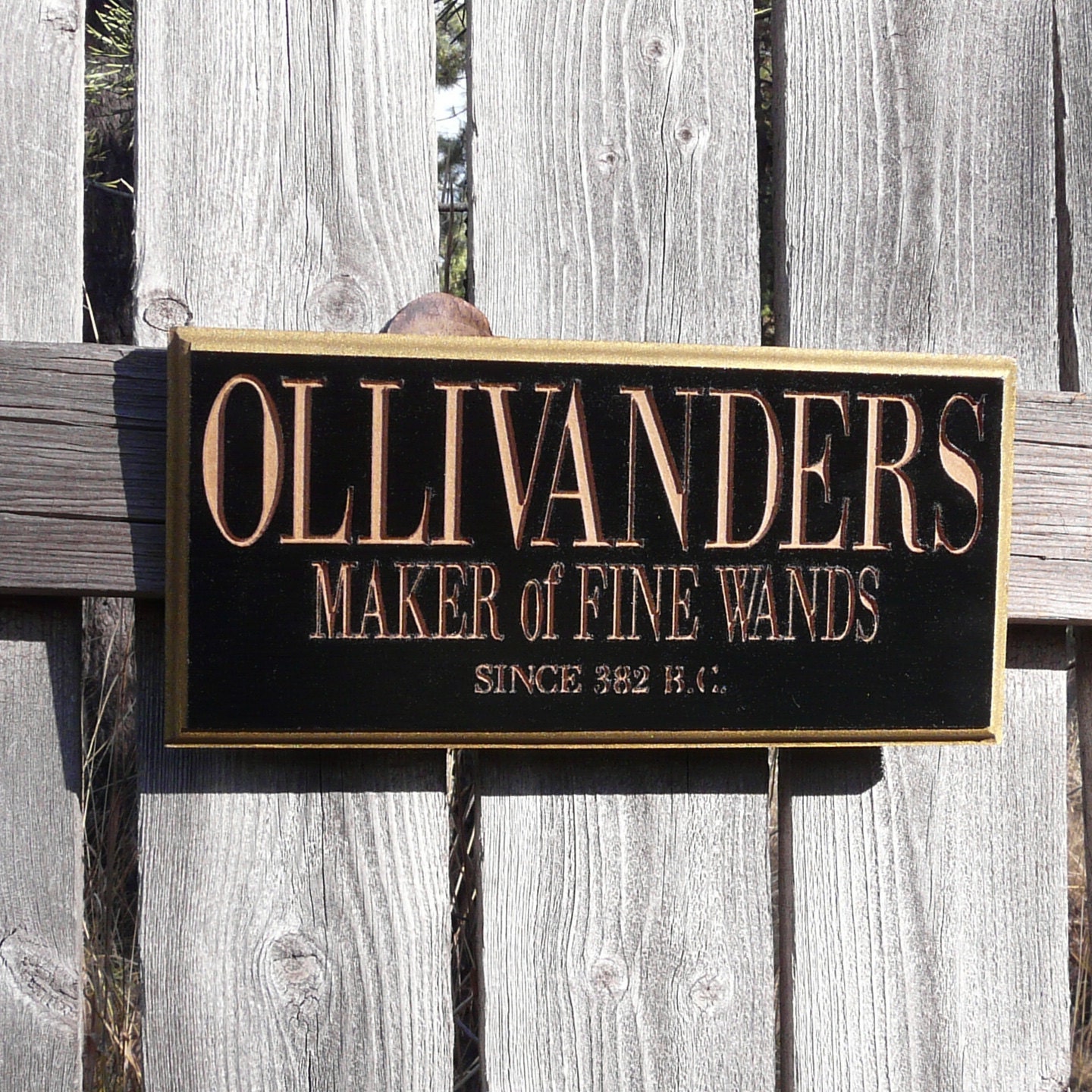 Harry Potter Inspired Ollivanders Wands Sign Magic Diagon