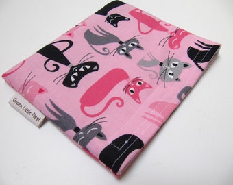 Reusable Snack Bag, Cats Sandwich Bag, Waste Free Lunch Option, Eco-Friendly Snack Bag, Girls Cat Snack Bag