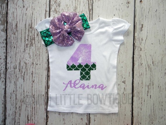 mermaid 4th birthday outfit