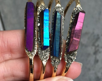Auta Quartz Druzy Bracelets