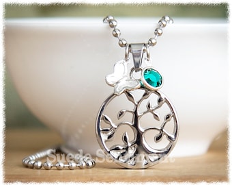 Cremation Jewelry • Urn Necklace • Tree of Life Necklace • Loss Of Pet • Remembrance Necklace • Pregnancy Loss