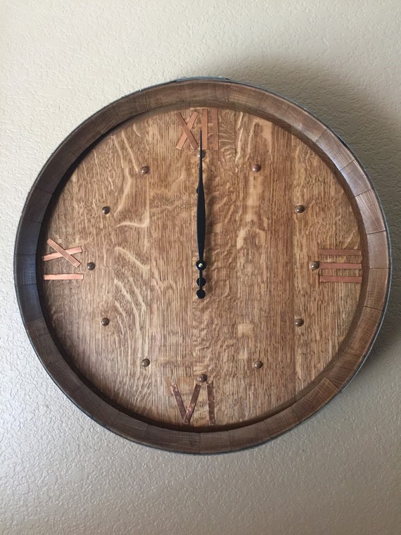 Wine Barrel Clock