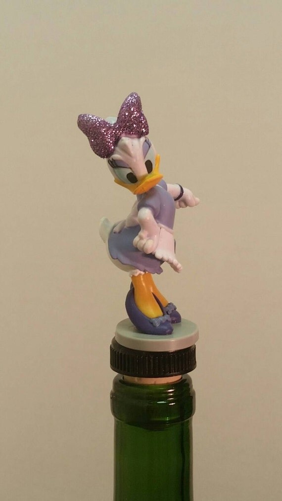 DAISY DUCK Wine Stopper Disney Wine by