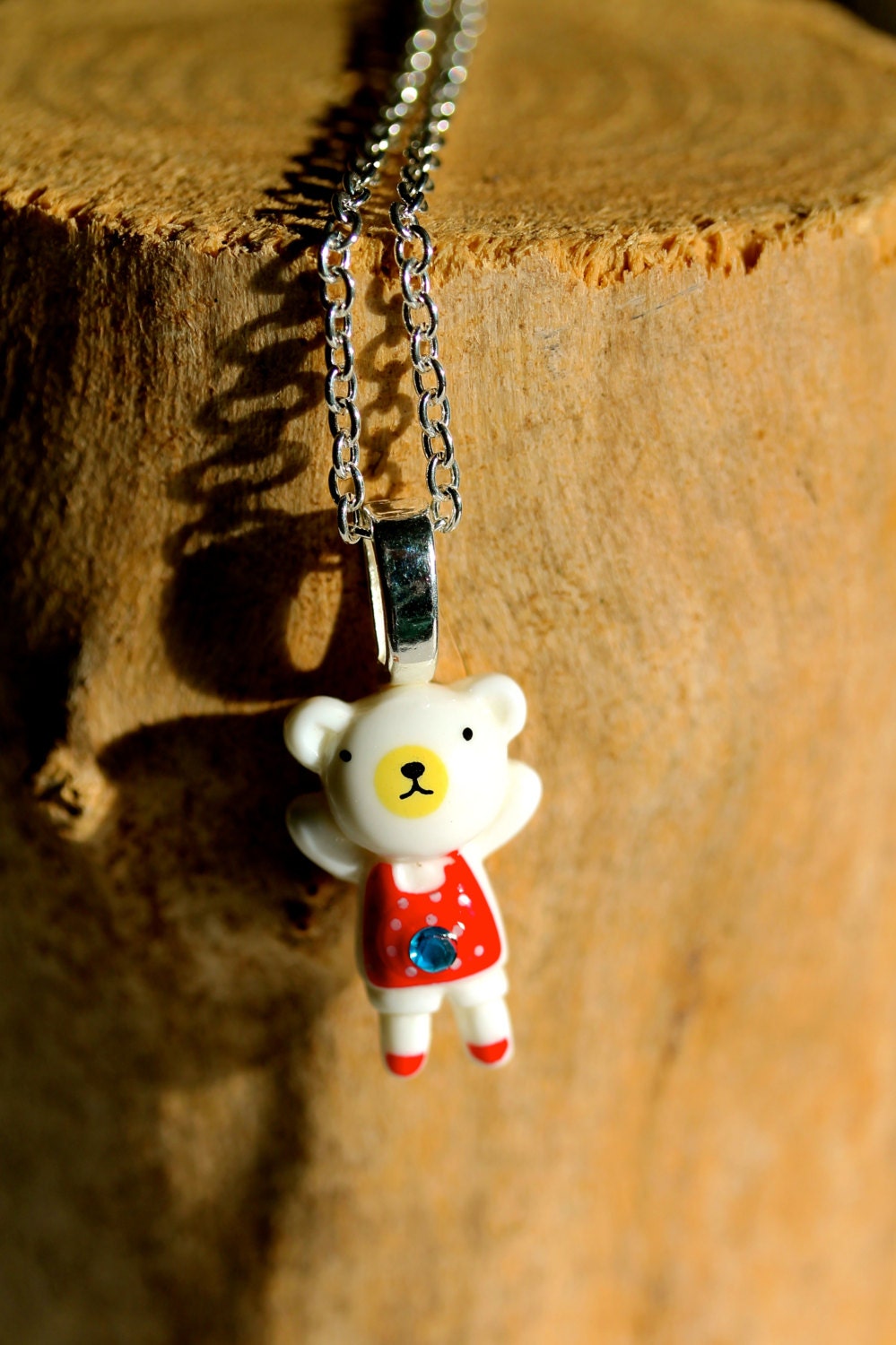 teddy pendant swarovski