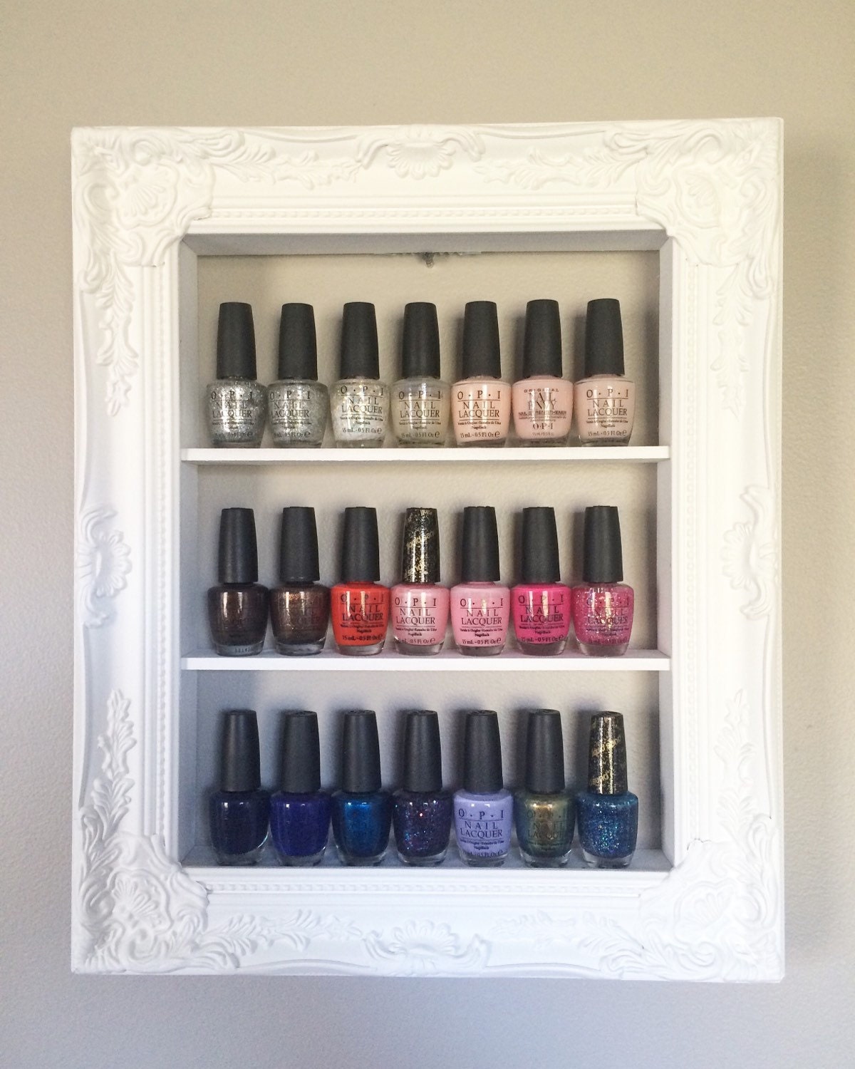 Nail Polish Rack Nail Polish Storage Nail Polish Frame Rack