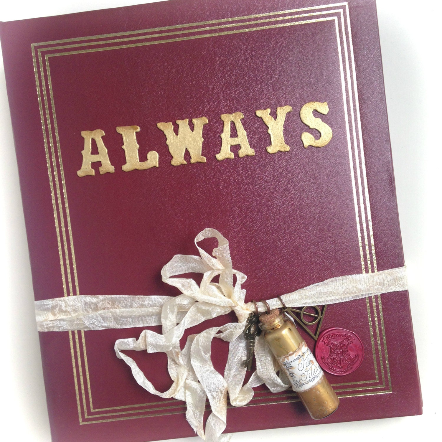 Harry Potter wedding guest book photo album gift Harry Potter