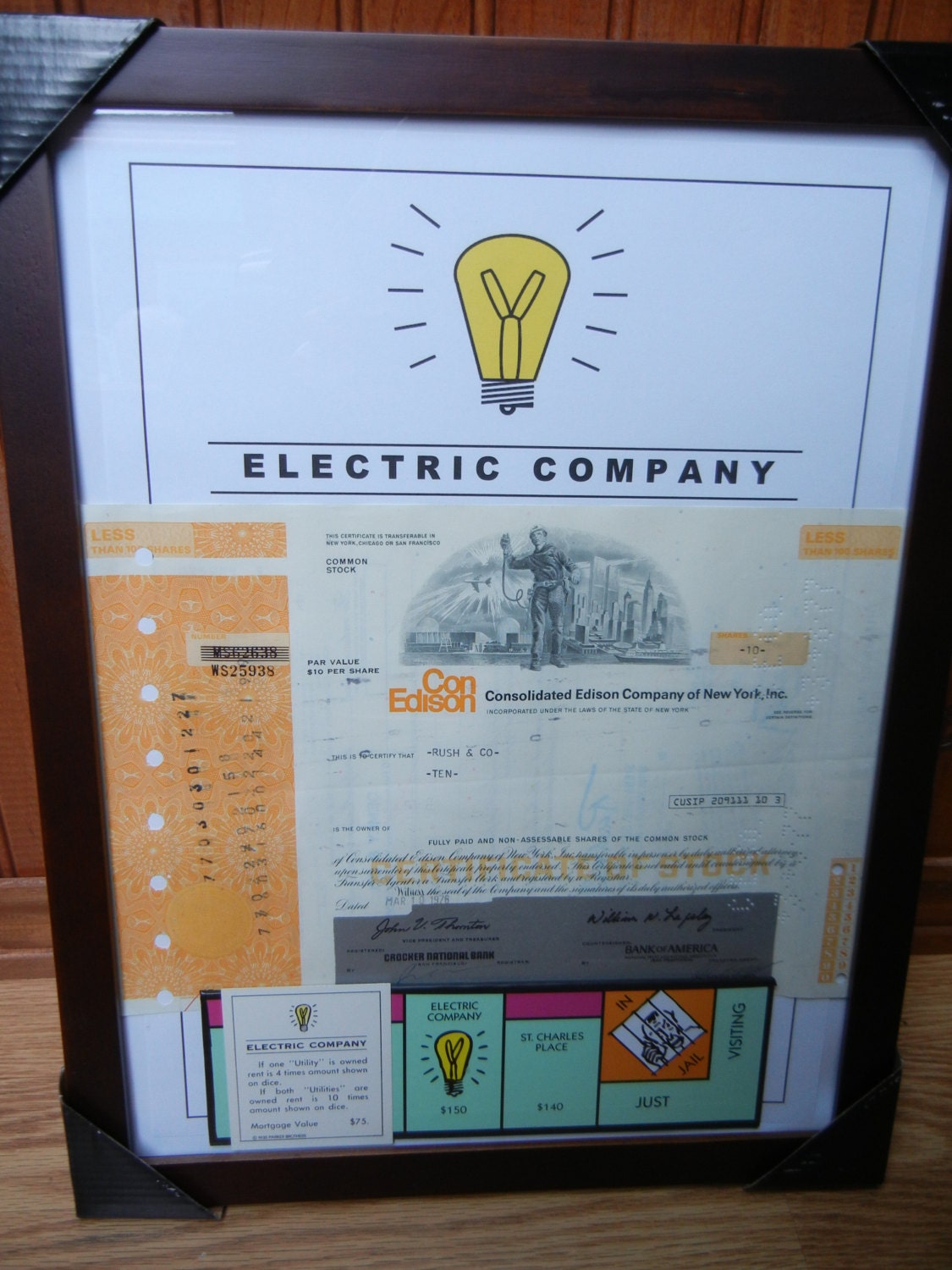 Monopoly Electric Company and Water Works Art by OwnYourWorld