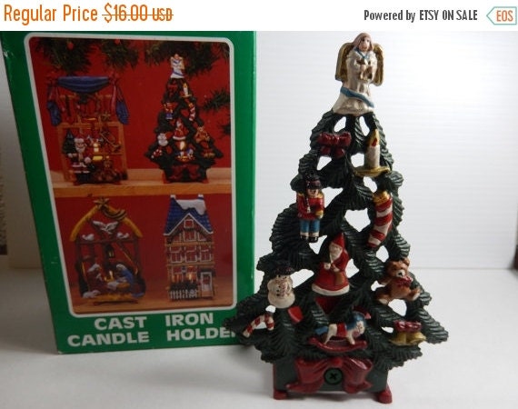 on sale cast iron christmas tree candle holder by on sale cast iron christmas tree candle holder by