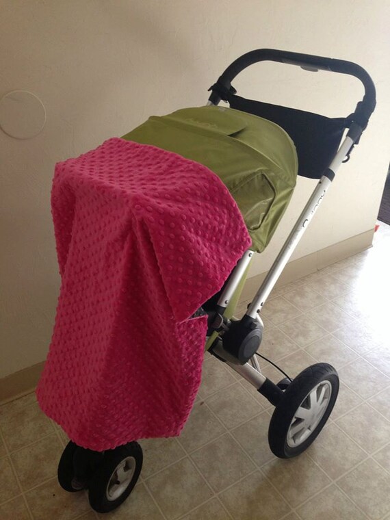 Pink Real Tree NOBLOW Carseat Canopy with dimple dot lining