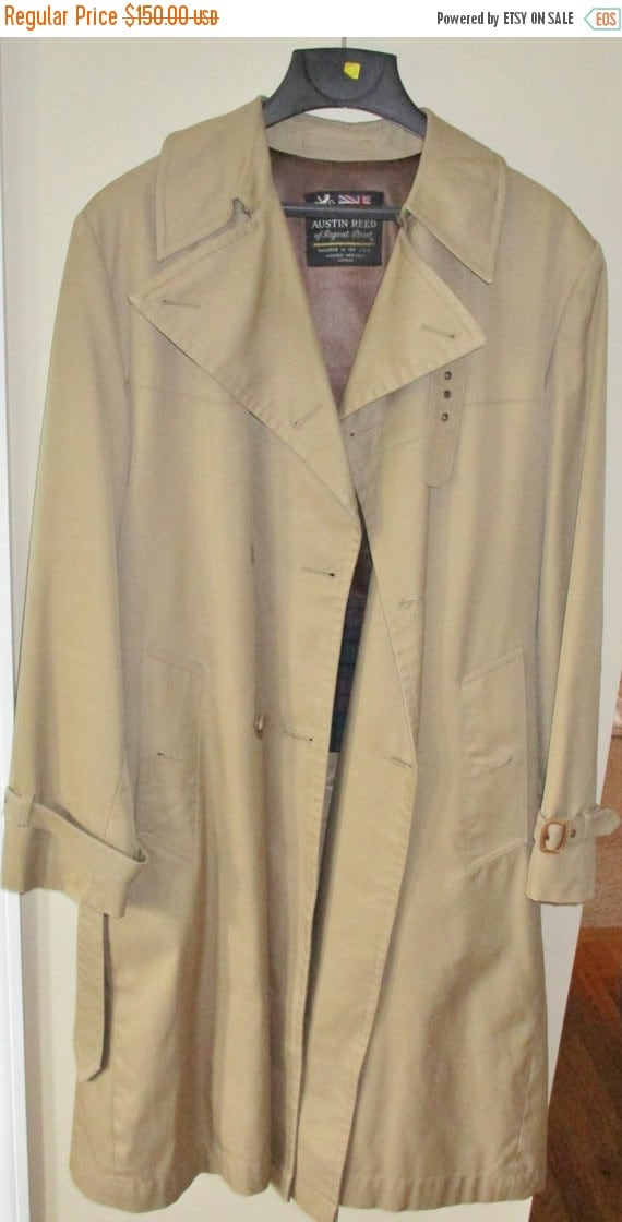 salebration Austin Reed James Bond trench coat with by betsstuff