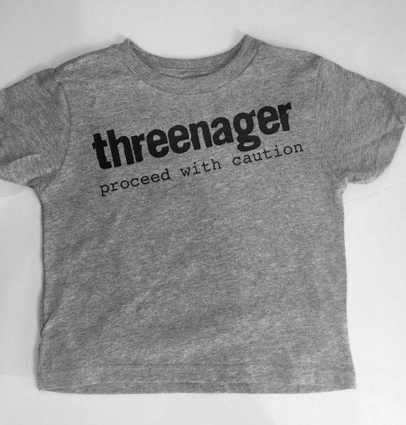 threenager t shirt