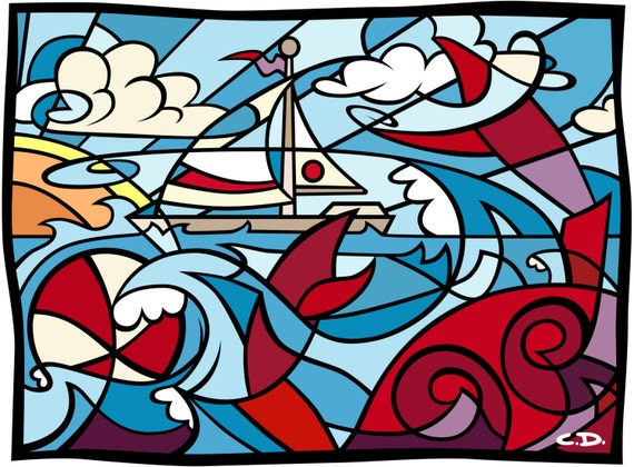 Maryland Bay Breeze (11"h x 14"w)