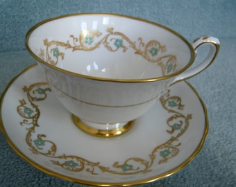 Vintage Tuscan GOLD IMPERIAL teacup and Saucer