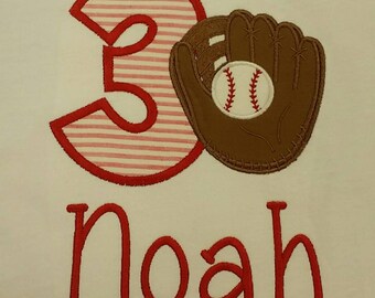 Baseball Birthday Shirt