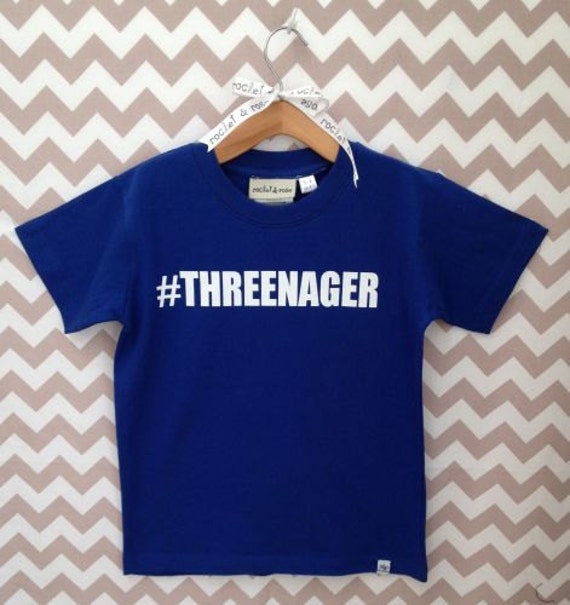 threenager t shirt