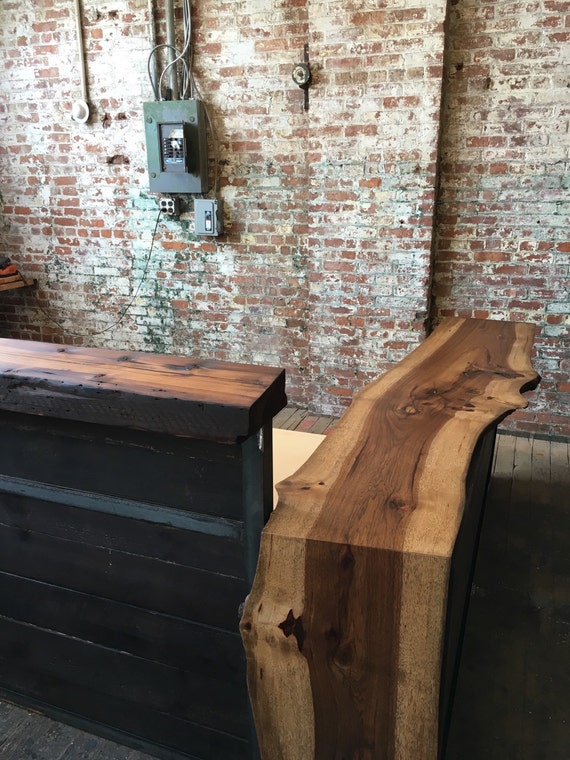 Live Edge Reception Desk
