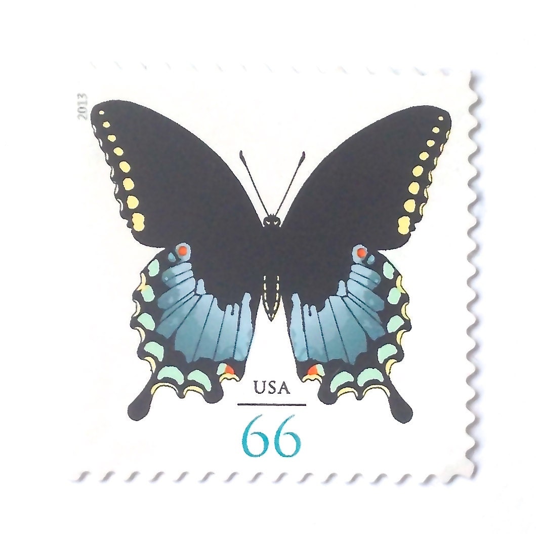 66 Cent Butterfly Postage Stamps // Spicebush Swallowtail