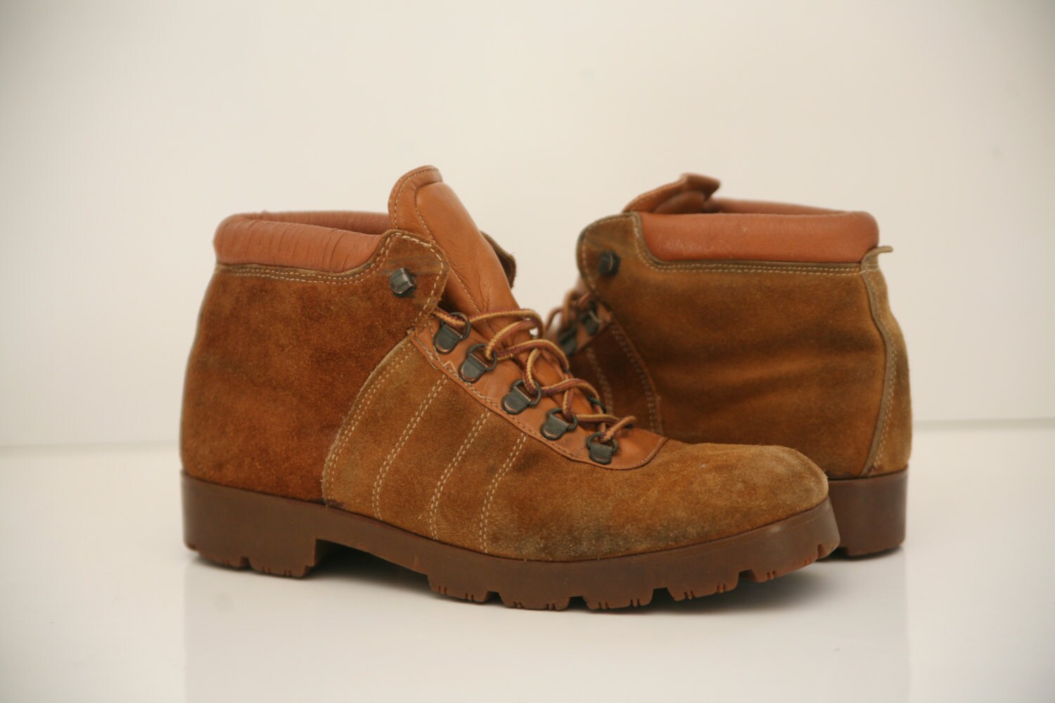 Vintage Made in Italy Alpina Hiking Boots size by BrownShoeVintage