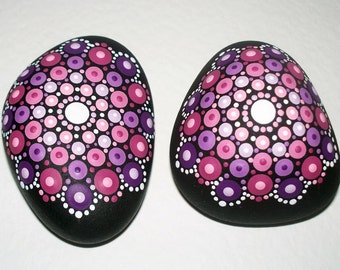Items similar to Pirate ship pebbles - Original hand ...