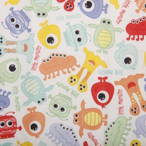 Waterproof PUL Fabric By The Yard Monsters Babyville Boutique