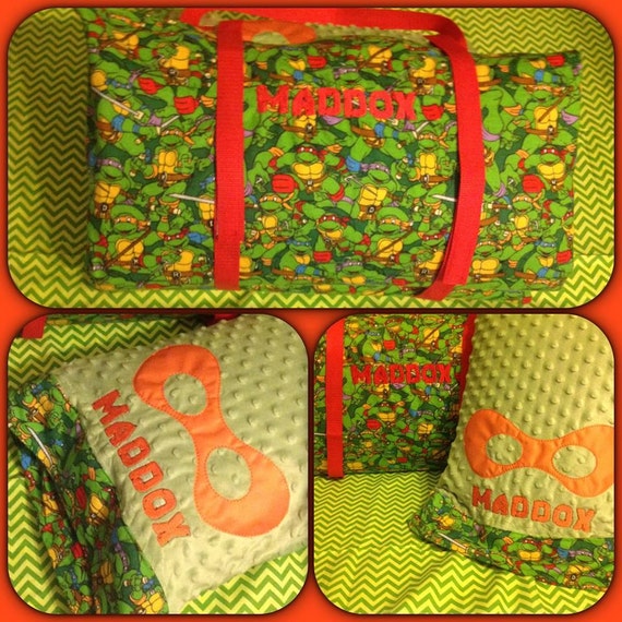 Items similar to Custom Nap Mat Turtle on Etsy