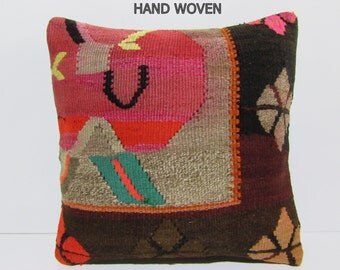 large sofa pillow cover 20x20 DECOLIC outdoor seat cushions brown turkish pillow covers pink toss pillows sofa sham B1782 kilim pillow 50x50