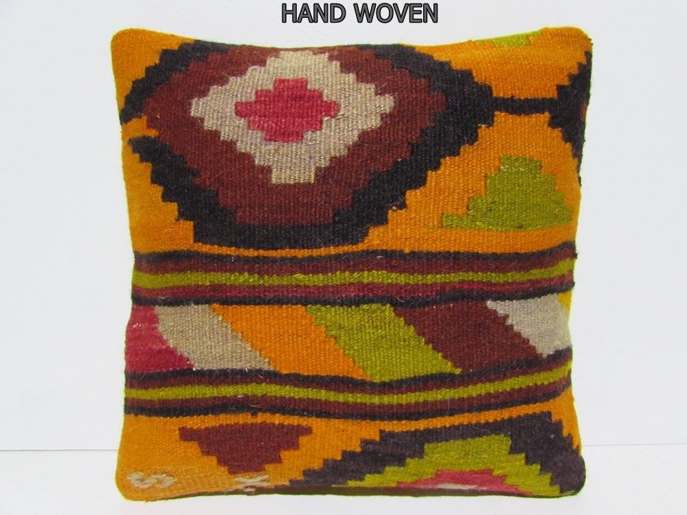 antique fabric 18x18 large throw pillow by DECOLICKILIMPILLOWS