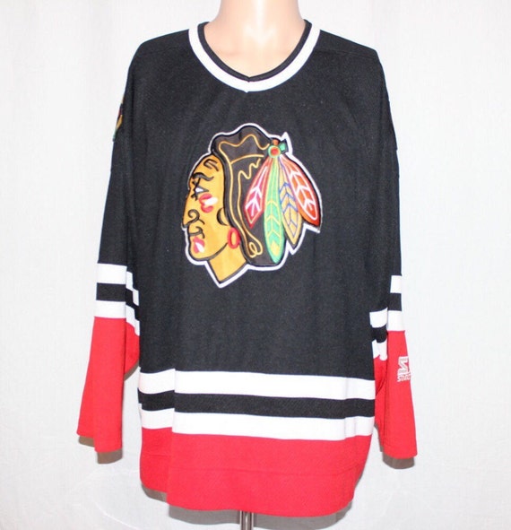 Vintage Chicago Blackhawks Starter NHL Jersey L